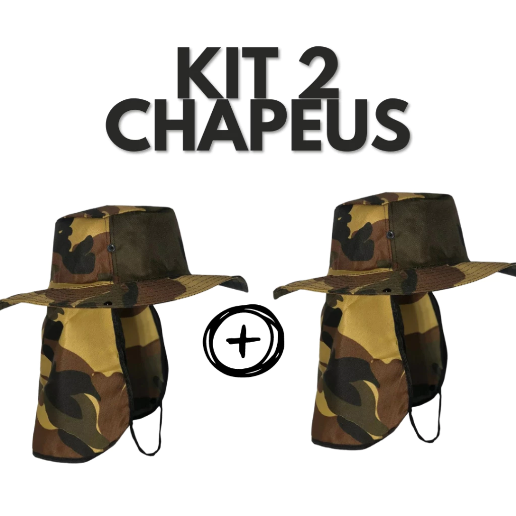 Kit 2 Chapéus Camping