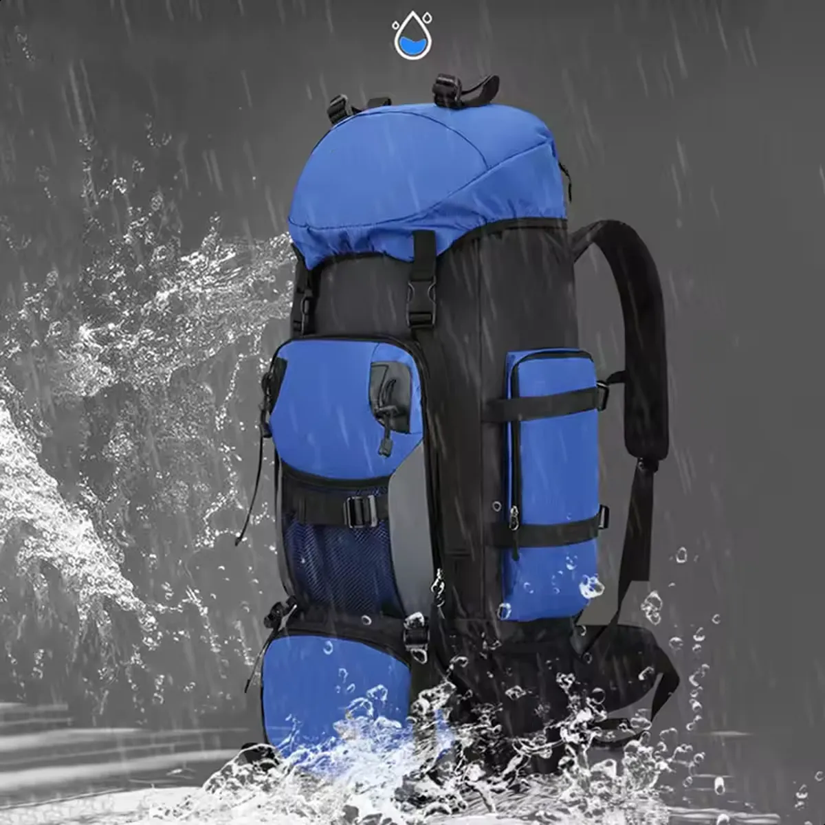 Mochila Cargueira Mountain® 90L - Azul Celeste
