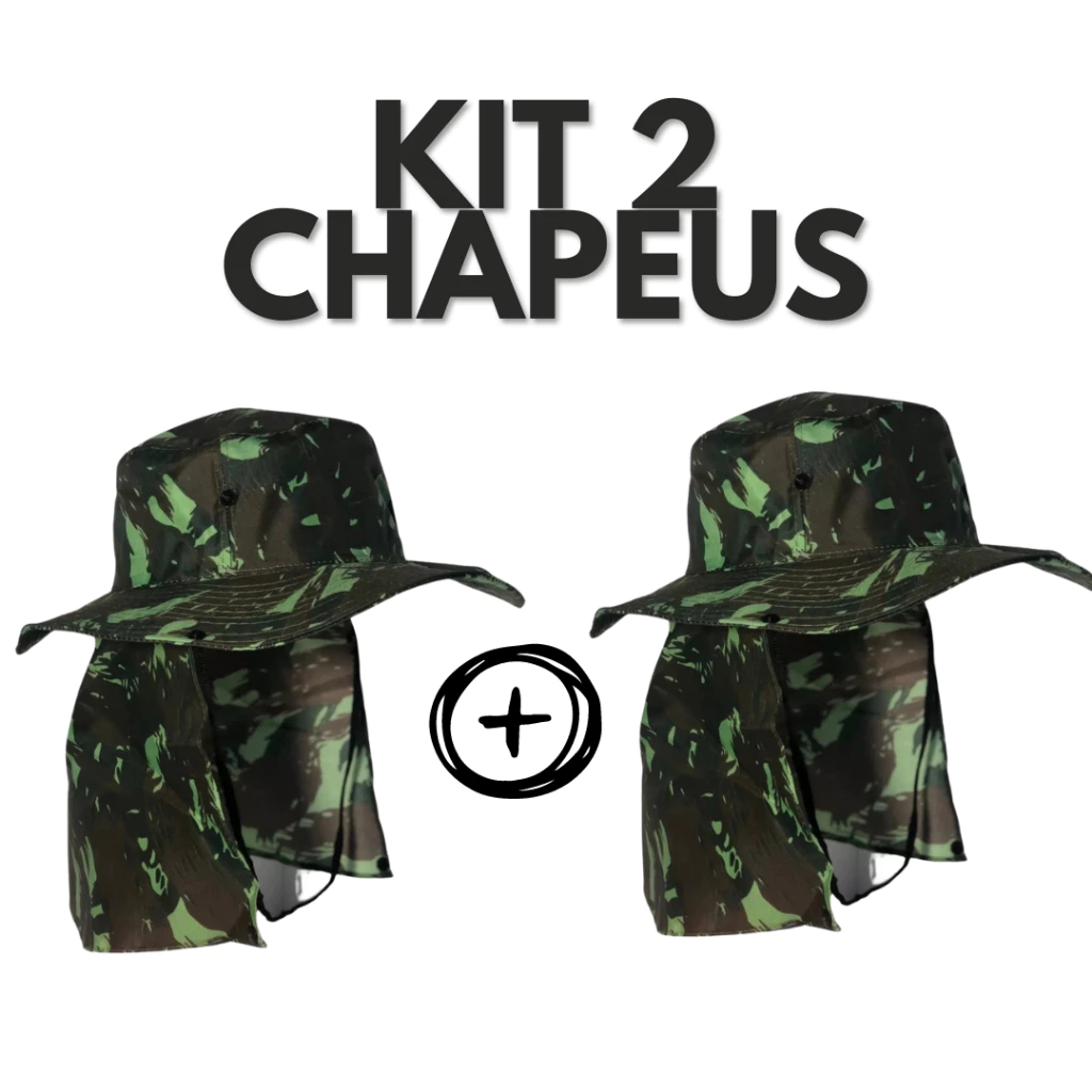 Kit 2 Chapéus Camping