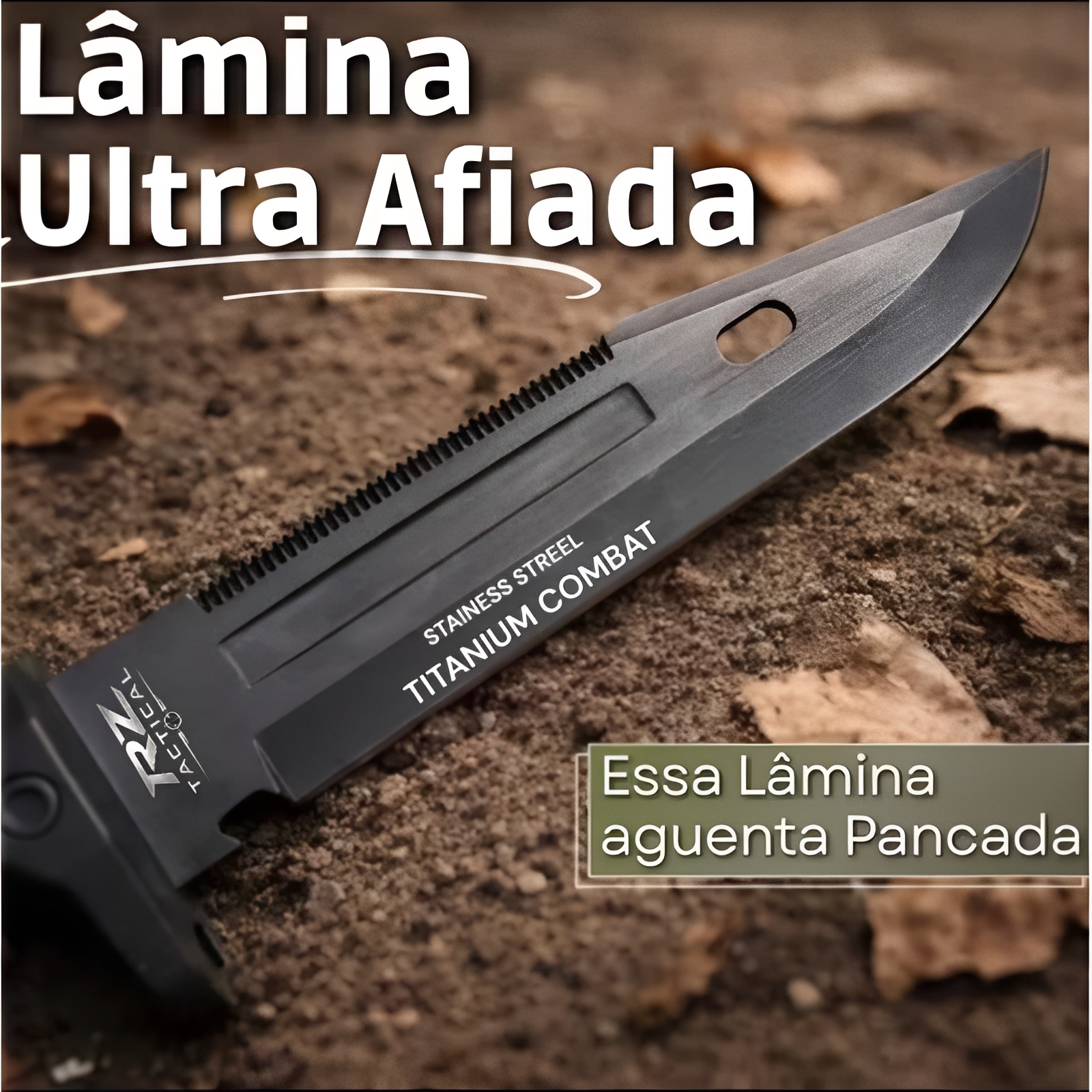 Faca ProfissionalTitanium Combat®