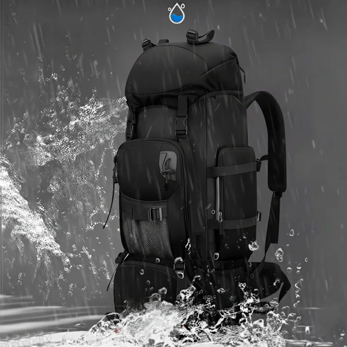 Mochila Cargueira Mountain® 90L - Preta