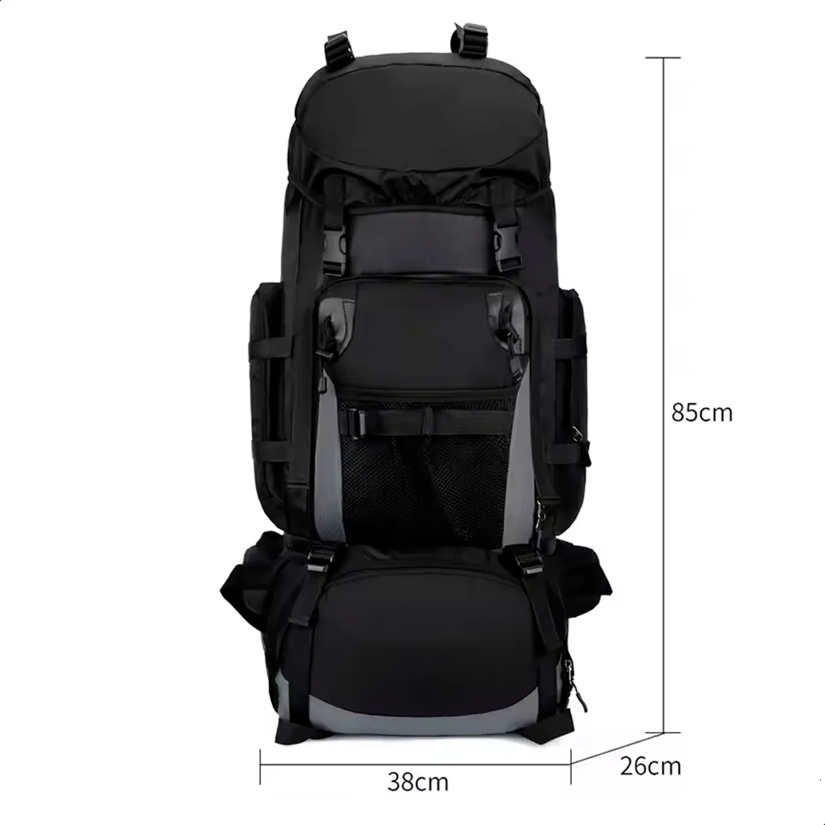 Mochila Cargueira Mountain® 90L - Preta