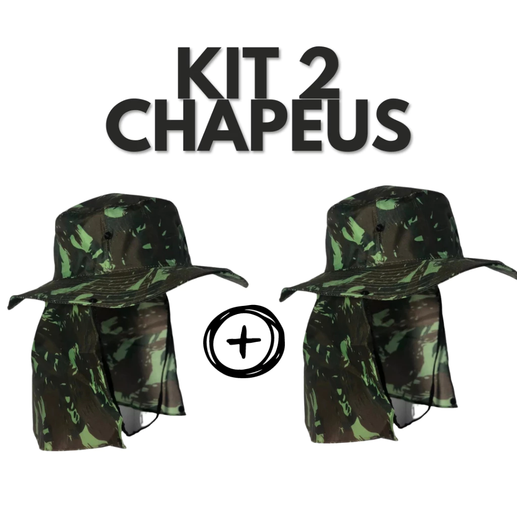Kit 2 Chapéus Camping