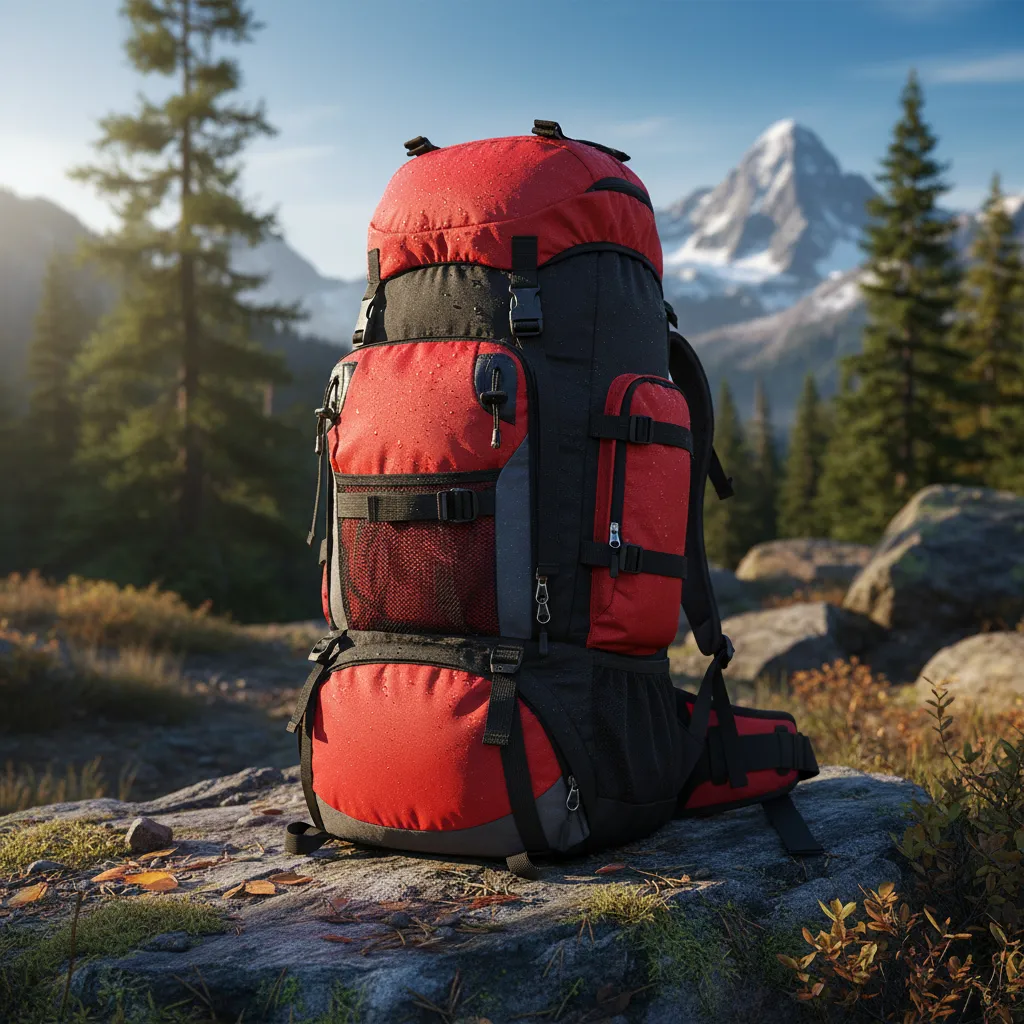 Mochila Cargueira Mountain® 90L - Vermelha