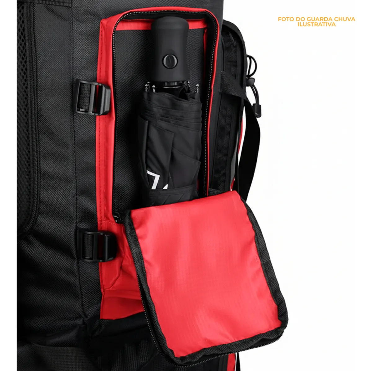 Mochila Cargueira Mountain® 90L - Vermelha