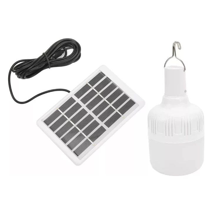 Lâmpada + Painel Energia Solar