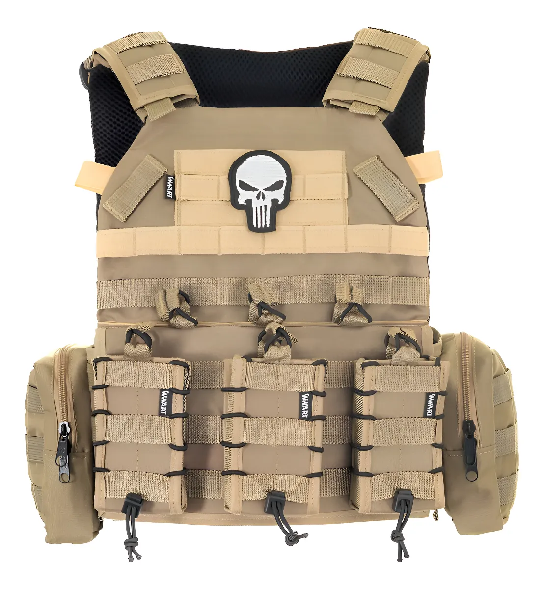 Colete Modular Plate Carrier WWART -  Cáqui