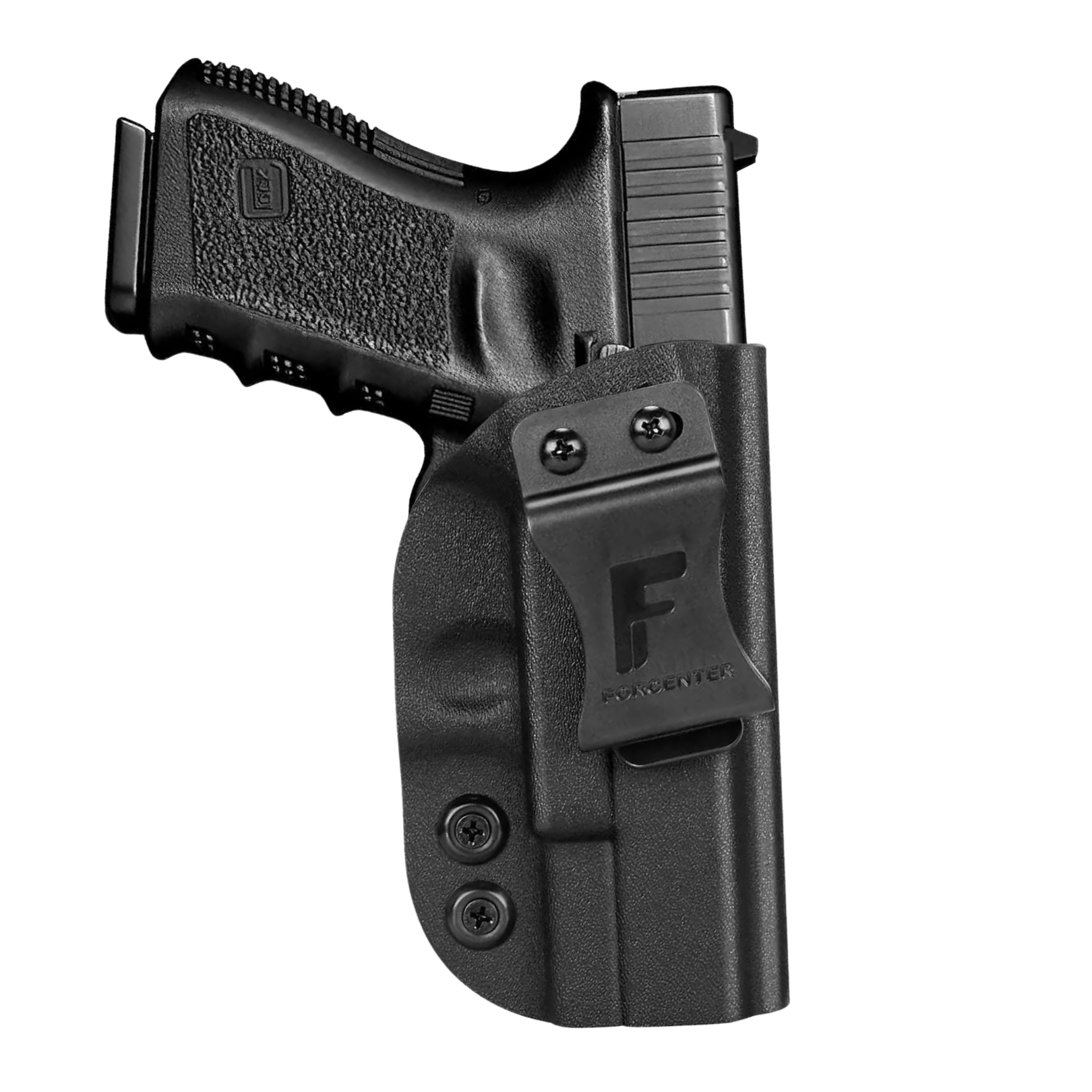 Coldre de Kydex Glock G17, G19, G19X, G26, G32, G44 e G45 (Gerações 1 a 5)