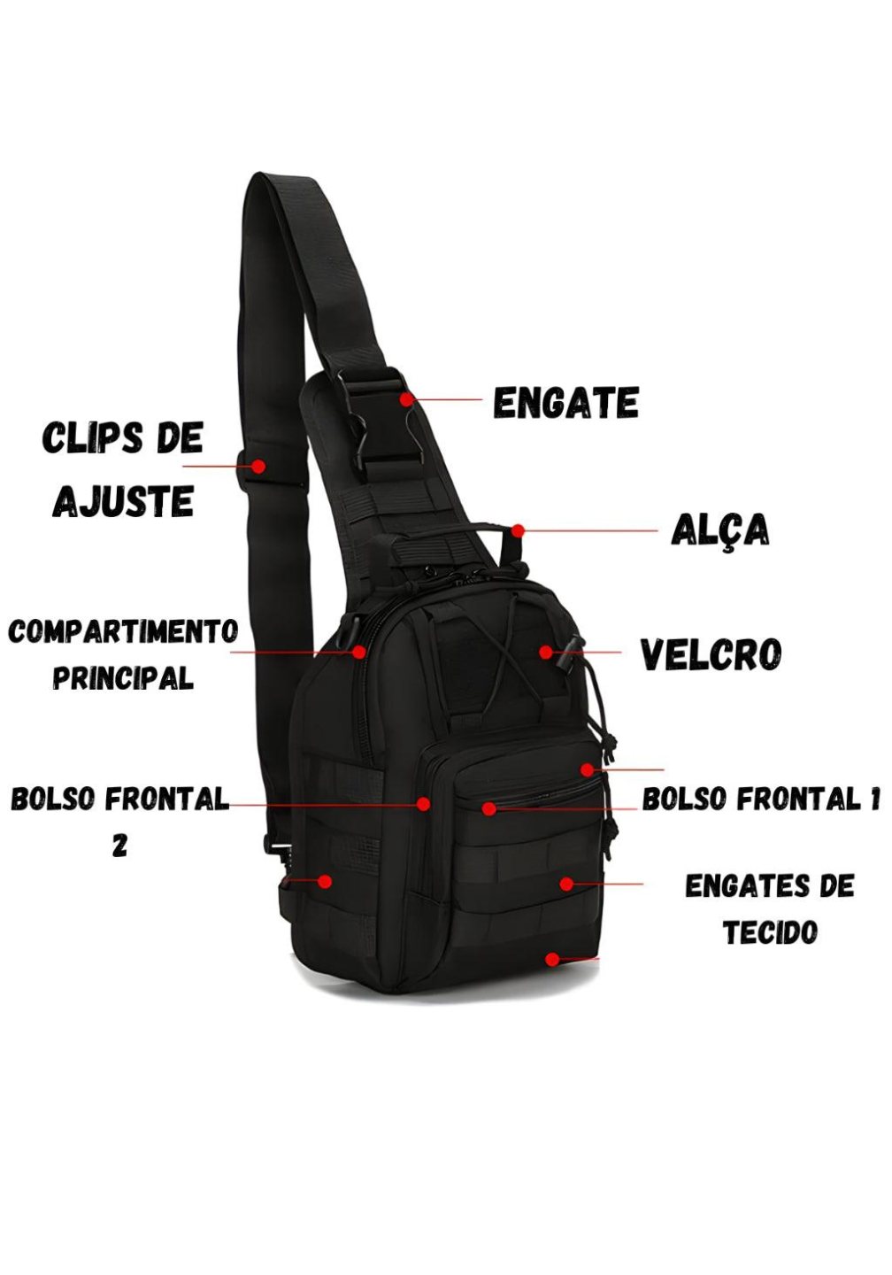 Mochila Transversal Outdoor®