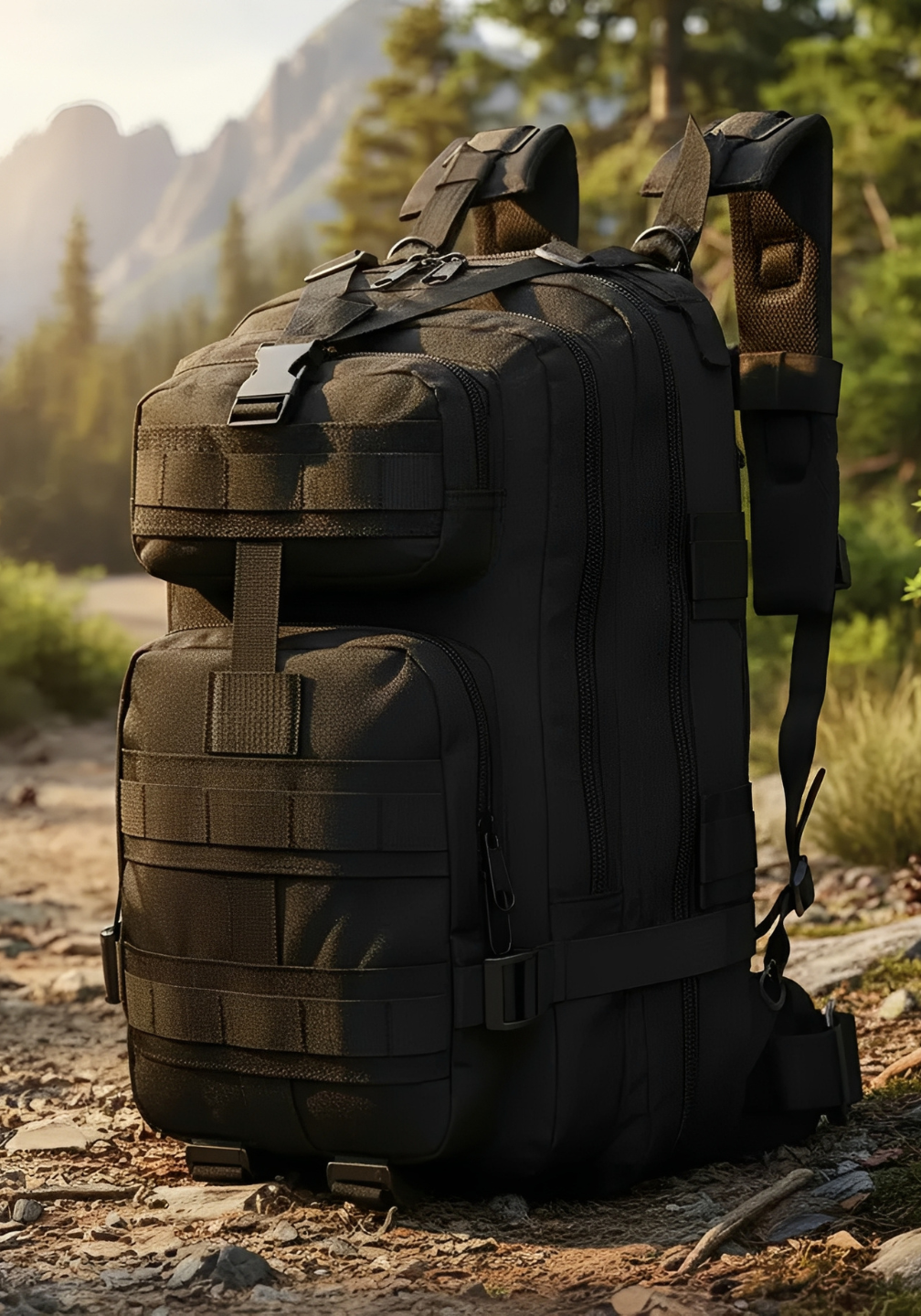 Mochila Tática Outdoor 30 Litros - Preta