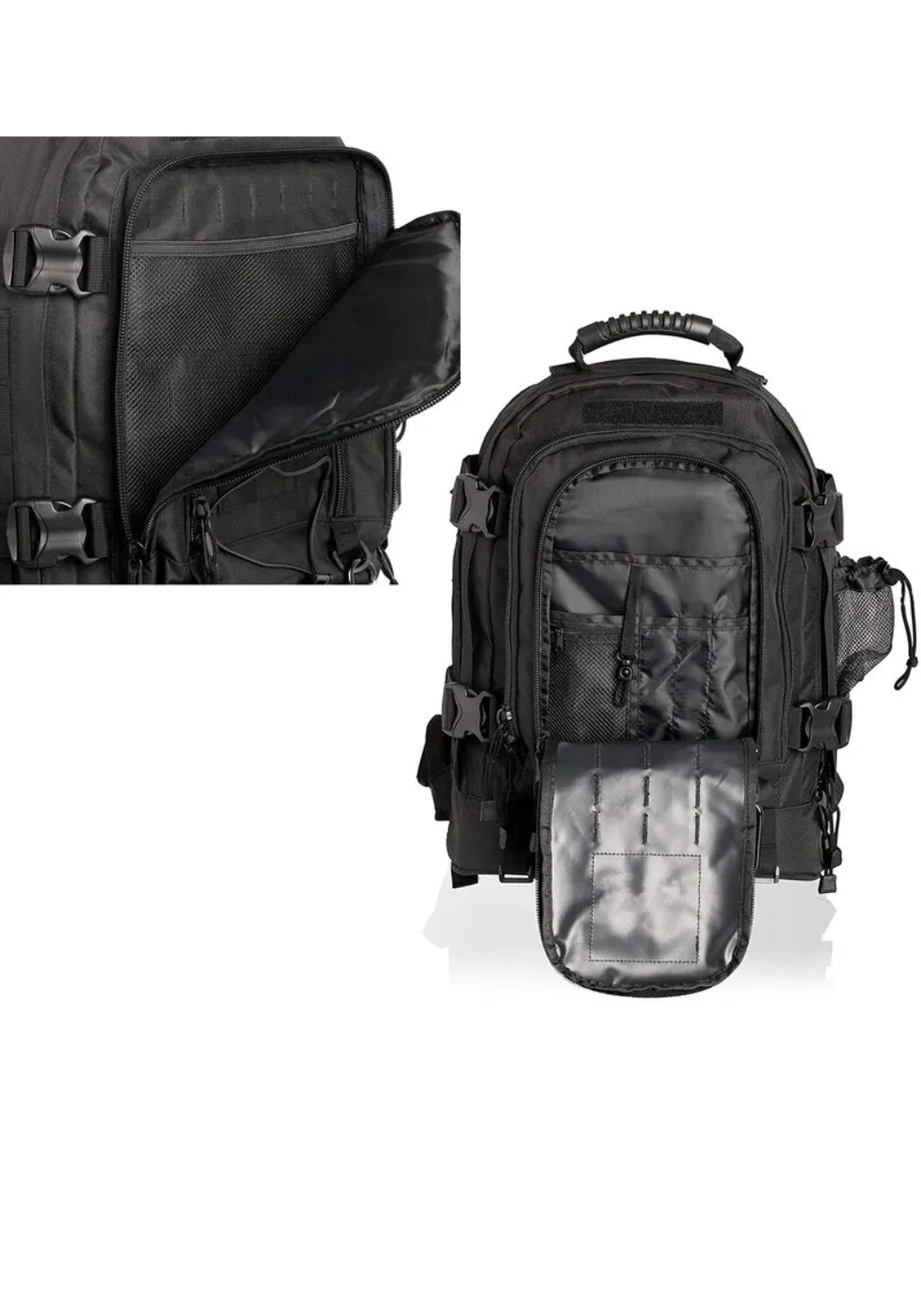 Mochila 40L > 60L Combat® - Preta