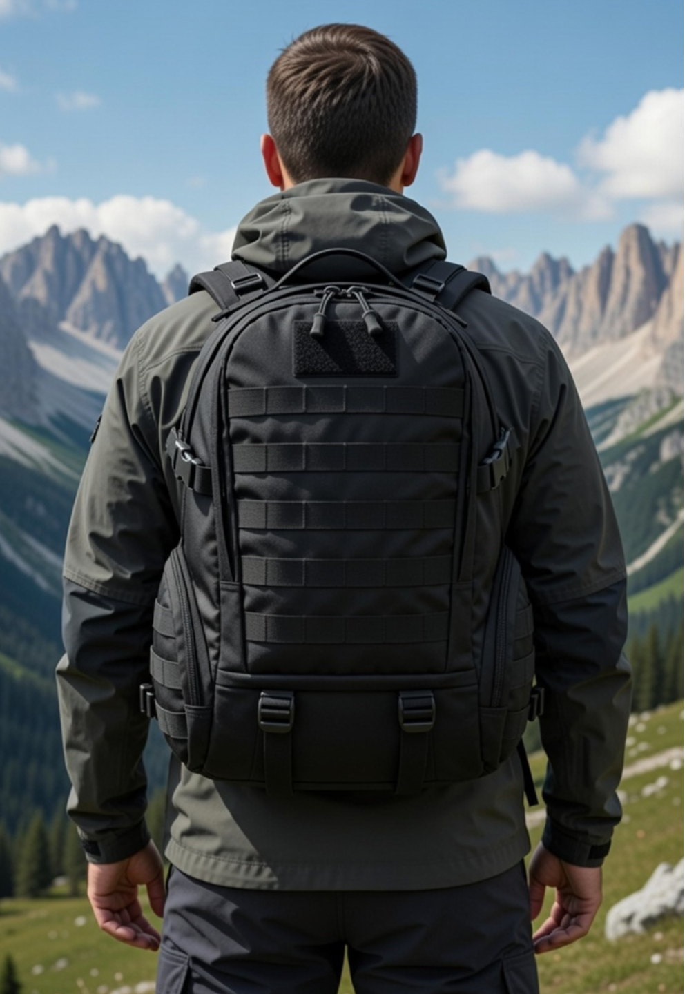 Mochila Tática Hornet 45 Litros - Preta
