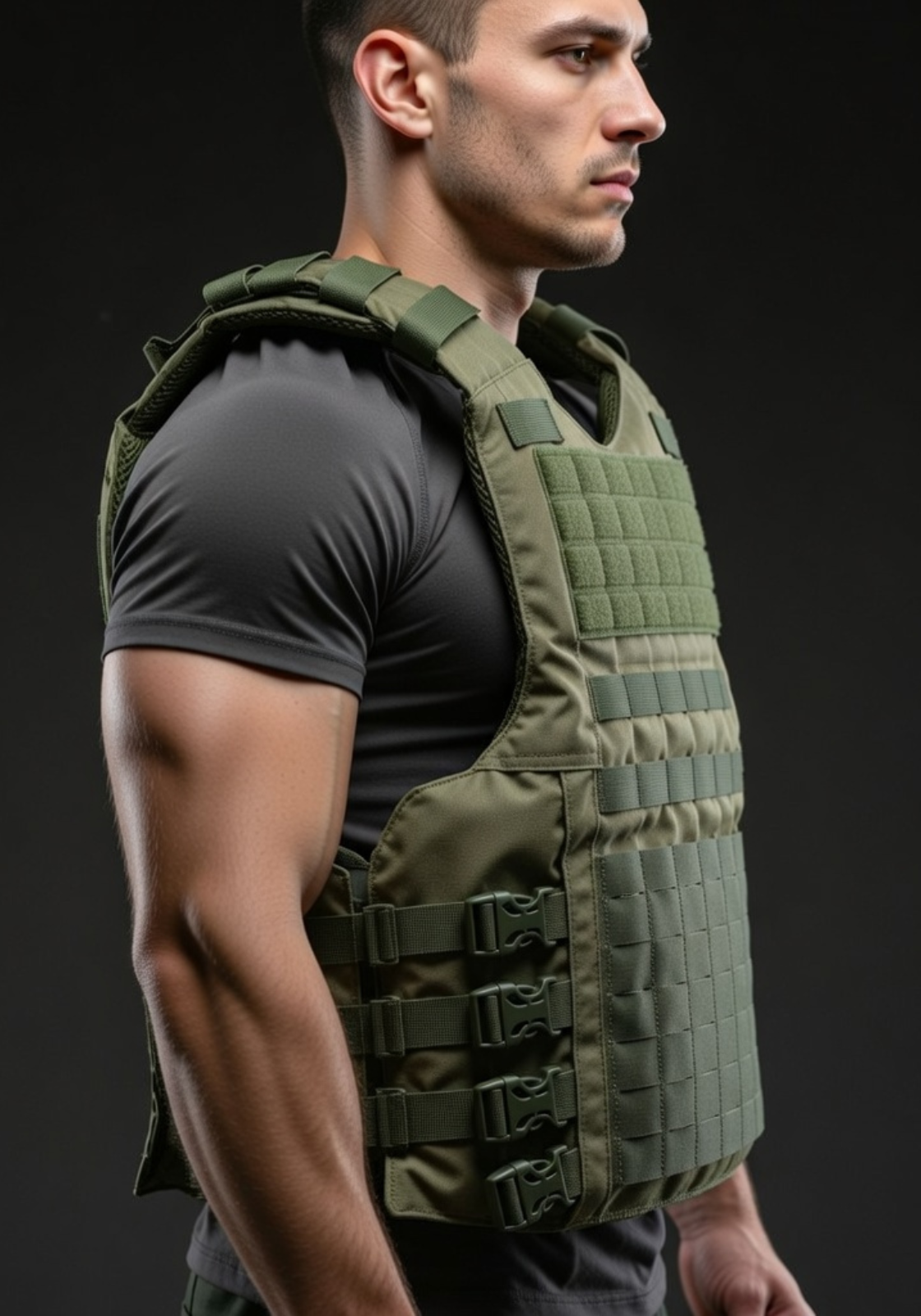 Capa de Colete Modular Slim Protection- Verde Oliva