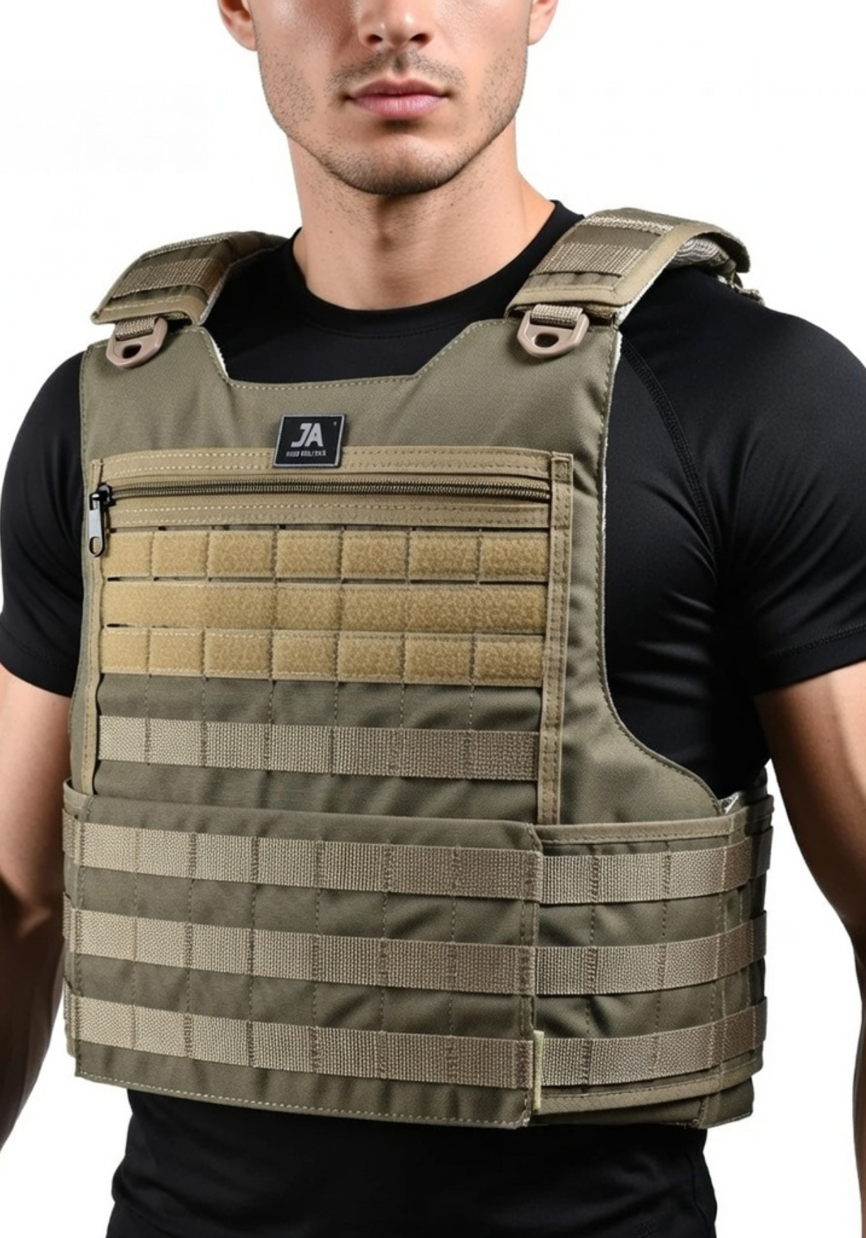 Capa de Colete Modular Militar® - Cáqui