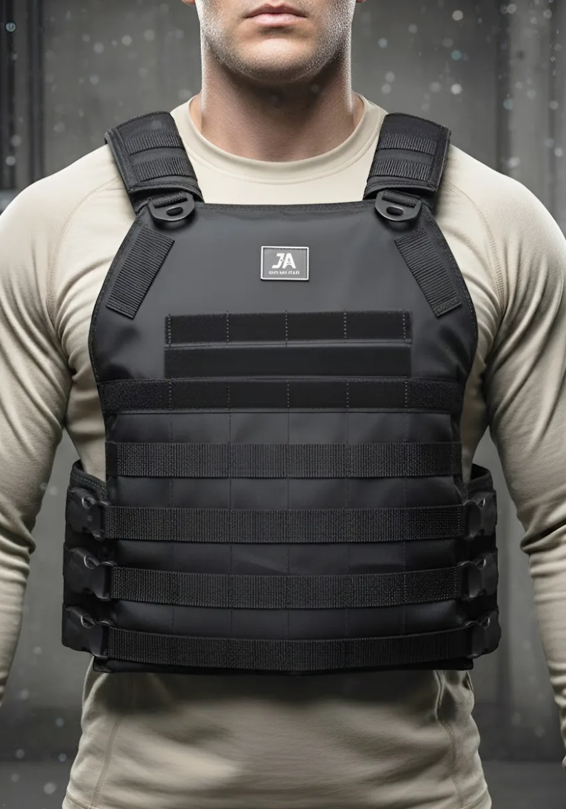 Capa de Colete Plate Carrier - Preto