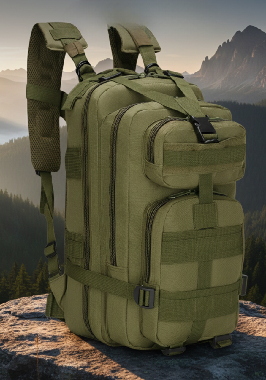Mochila Tática Outdoor® 30 Litros - Verde Oliva