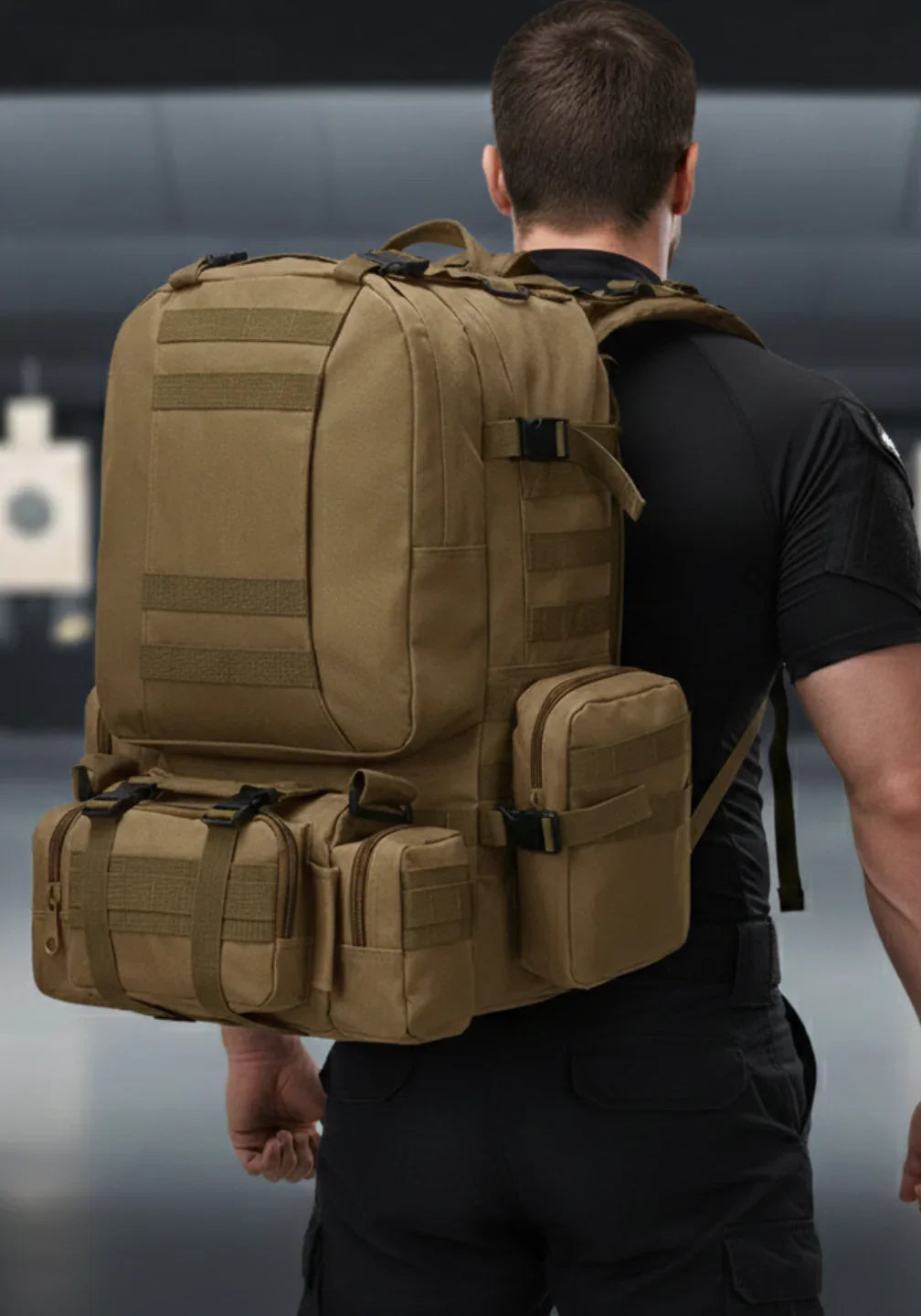 Mochila Militar Armor 65 Litros - Cáqui