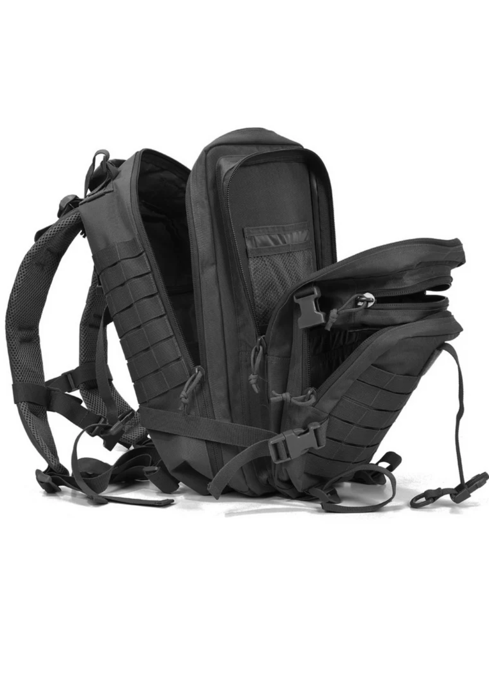 Mochila Tática Outdoor 50 Litros - Preta