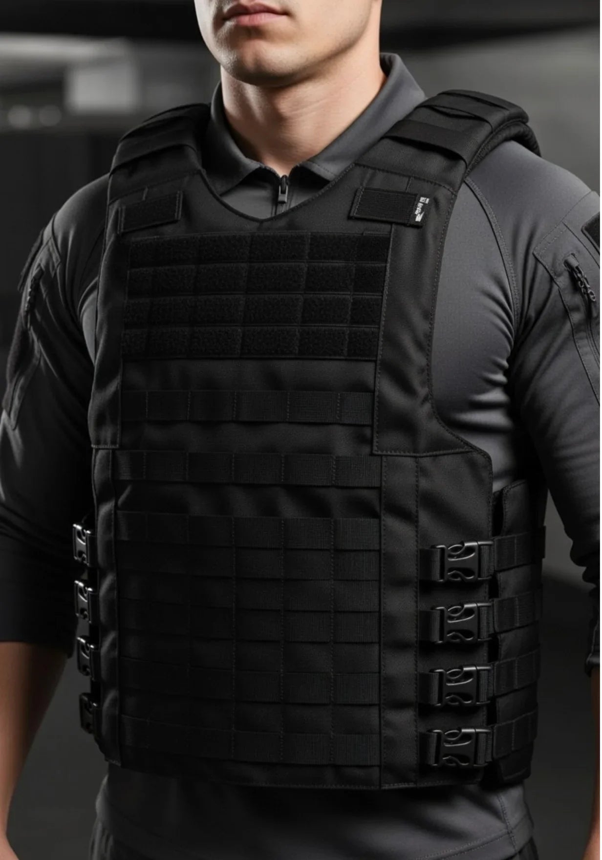 Capa de Colete Modular Slim Protection®️ - Preto