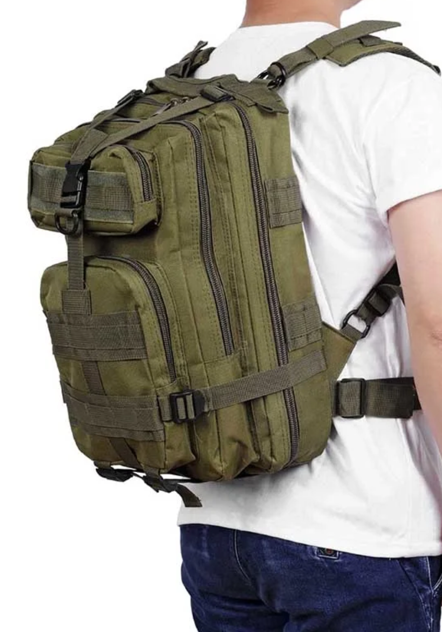 Mochila Tática Outdoor 30 Litros - Verde Oliva