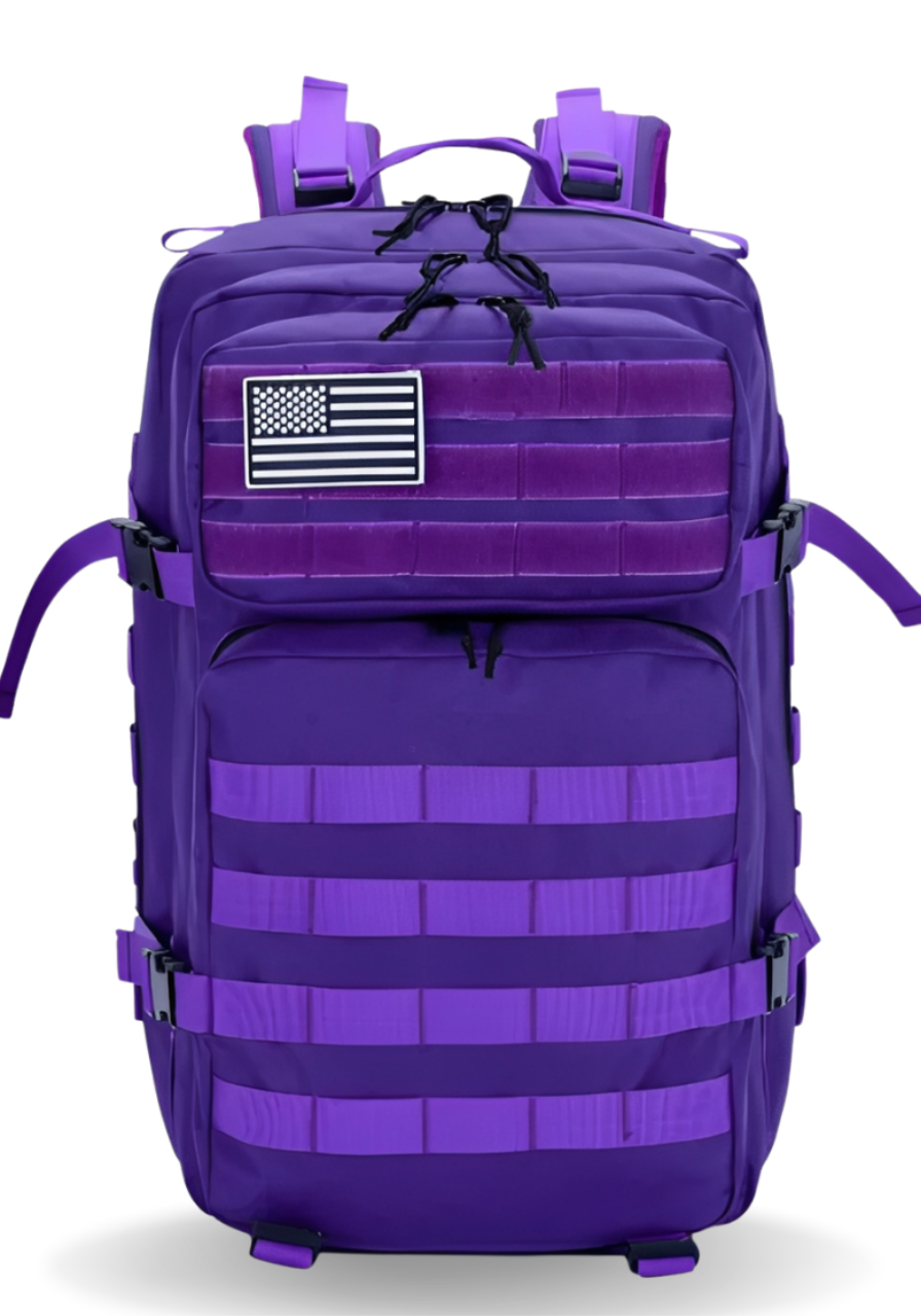 Mochila Tática Outdoor 50 Litros - Roxa
