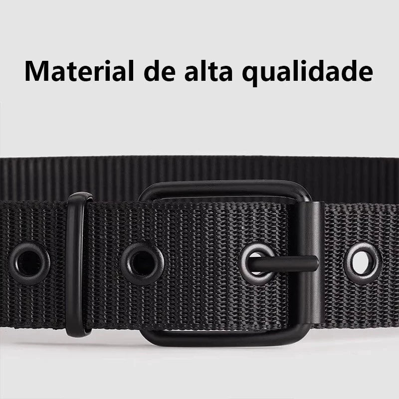 Cinto de Nylon Unissex com Fivela de Agulha