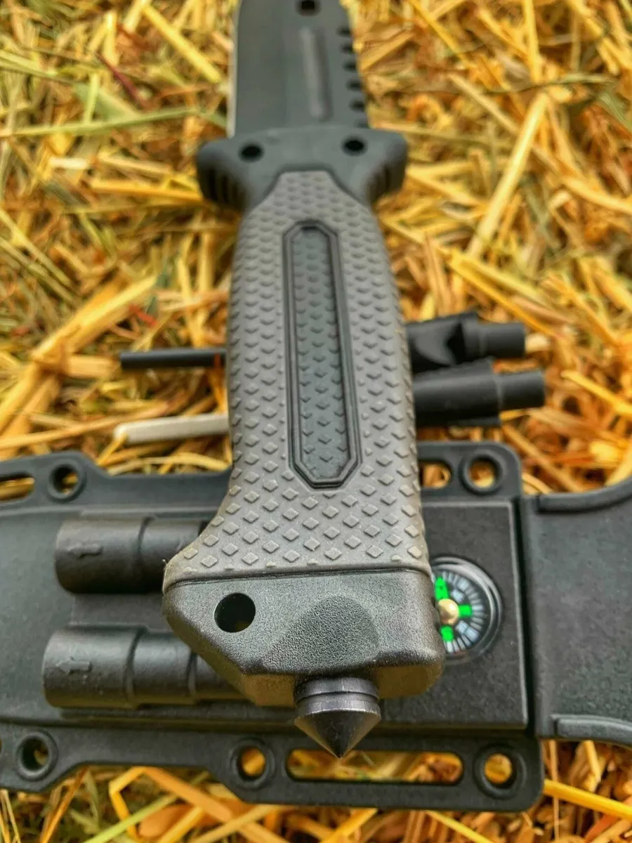Kit Sobrevivência: Faca Militar  + Lanterna Tática com Zoom Regulável