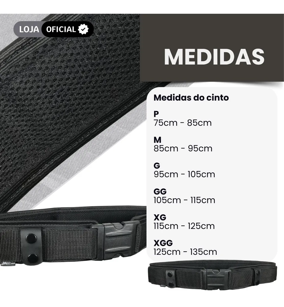 Cinto Tático Militar