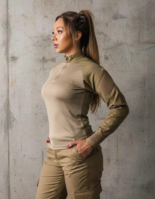 Camisa Combat Shirt Tática Feminina