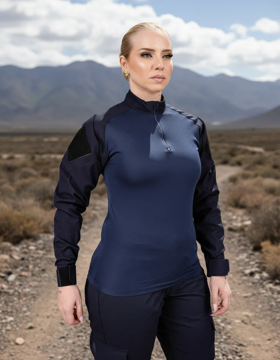 Camisa Combat Shirt Tática Feminina
