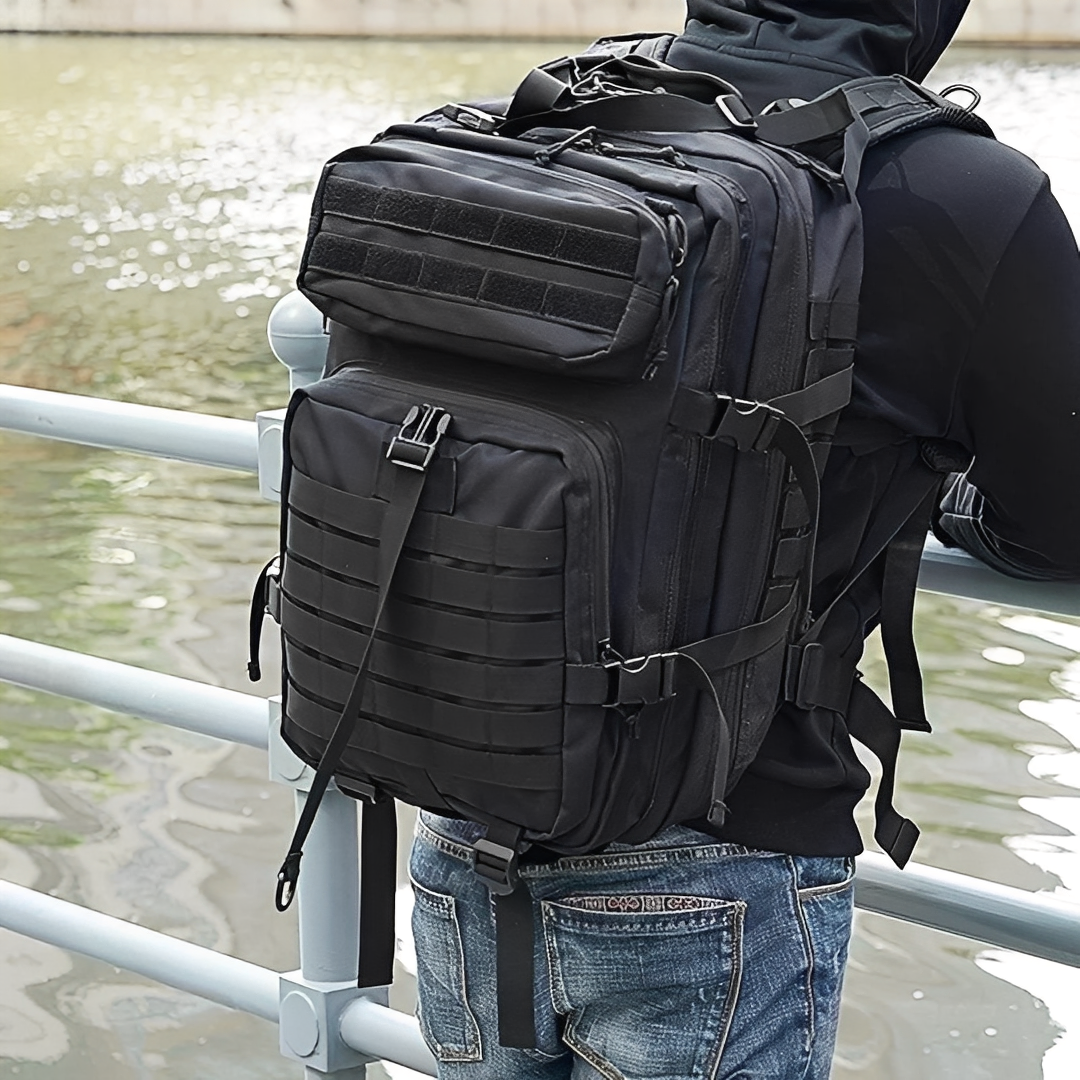 Mochila Tática 50 Litros Outdoor® - Preta