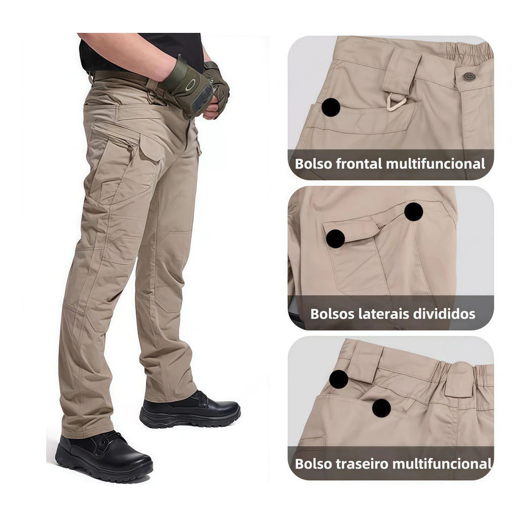 Calça Tática Patriot® - Cáqui