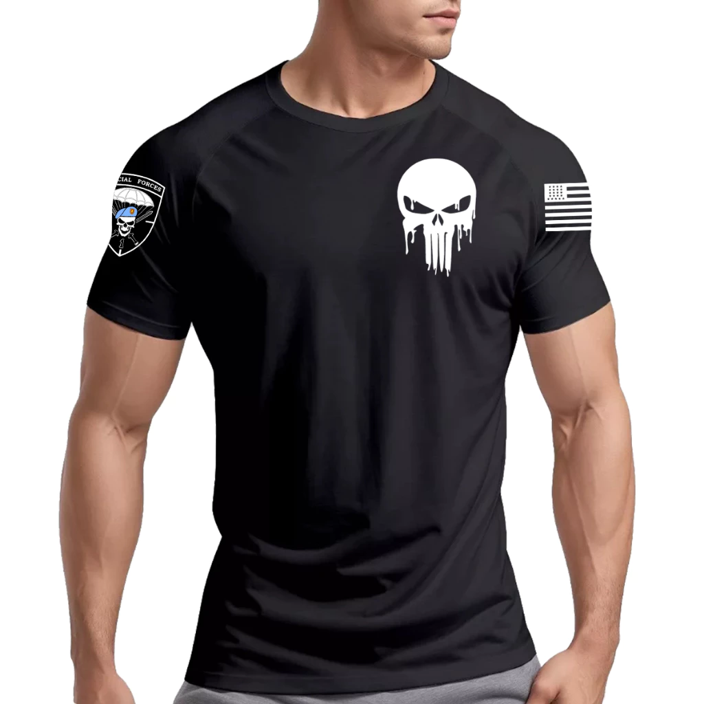 Camiseta Dry Fit Punisher White