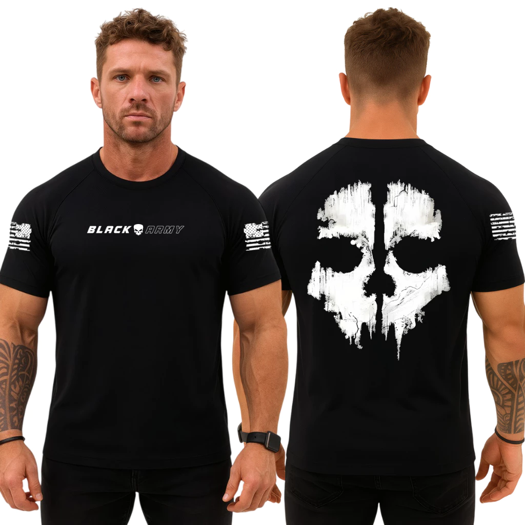 Camiseta Militar Black Army – Ghost Military