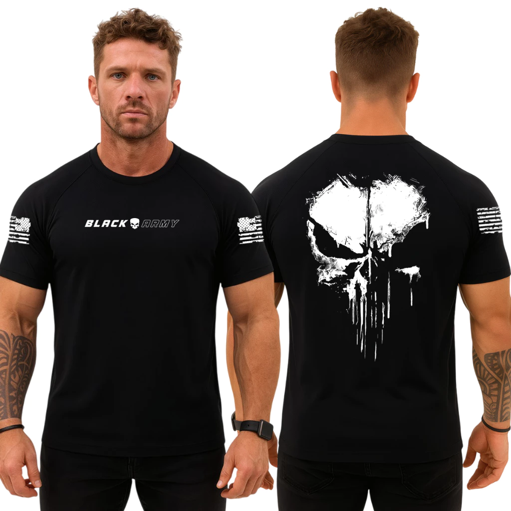 Camiseta Militar Black Army – Ghost COD