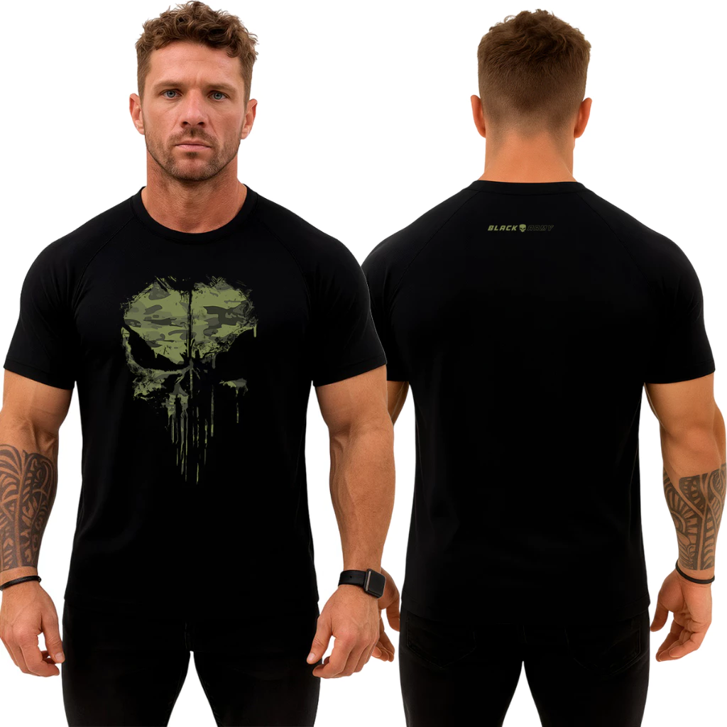 Camiseta Militar Black Army – Ghost Military