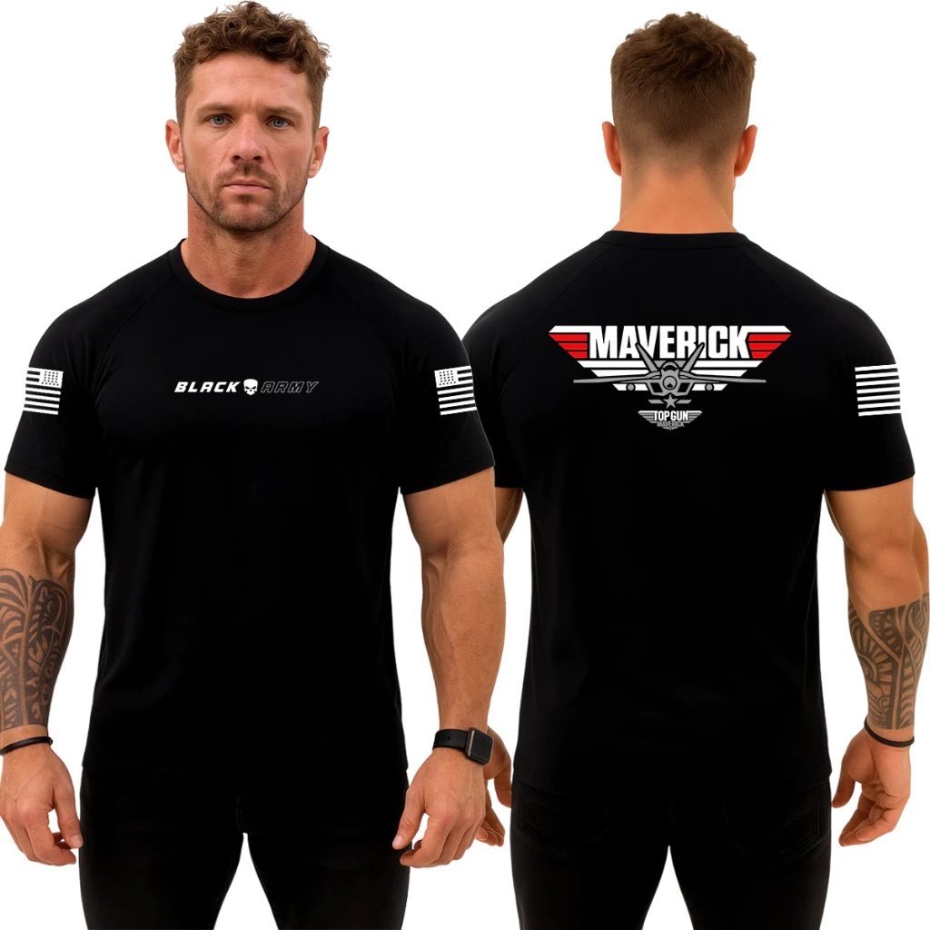 Camiseta Militar Black Army – Maverick