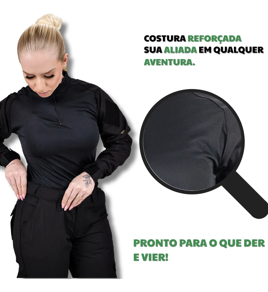 Combat Shirt Valkyria  - Preta
