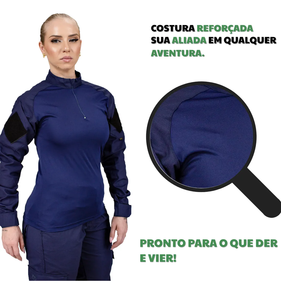 Combat Shirt Valkyria  - Azul Marinho