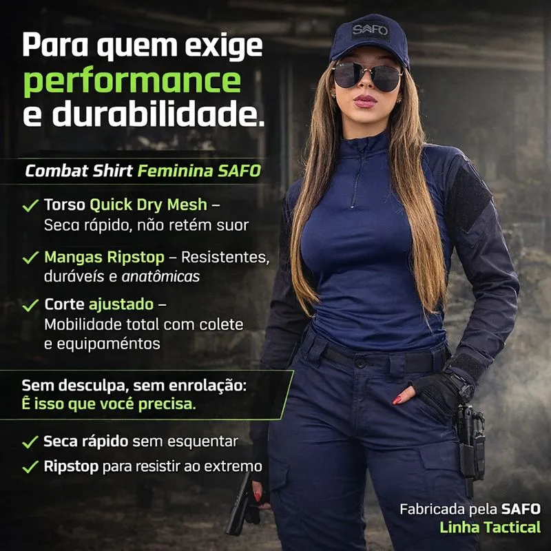 Combat Shirt Valkyria  - Azul Marinho