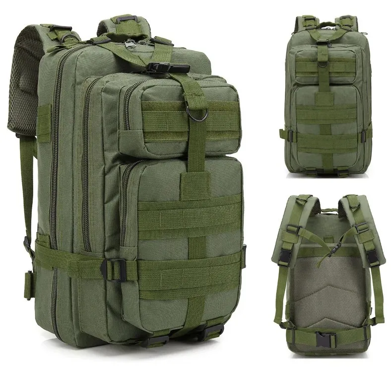 Mochila Tática Outdoor 30 Litros - Verde Oliva