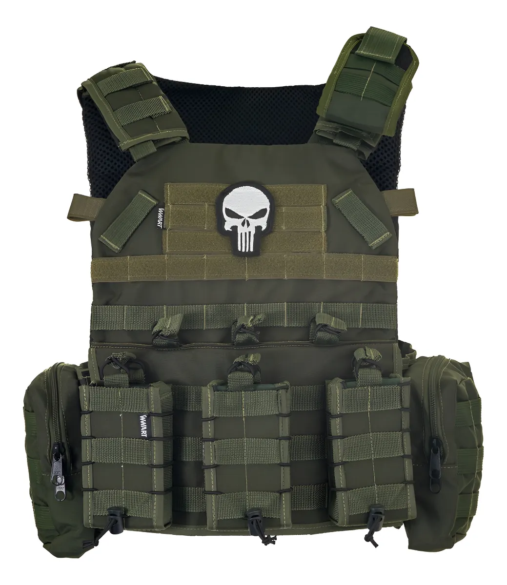 Colete Modular Plate Carrier War Z - Verde Oliva