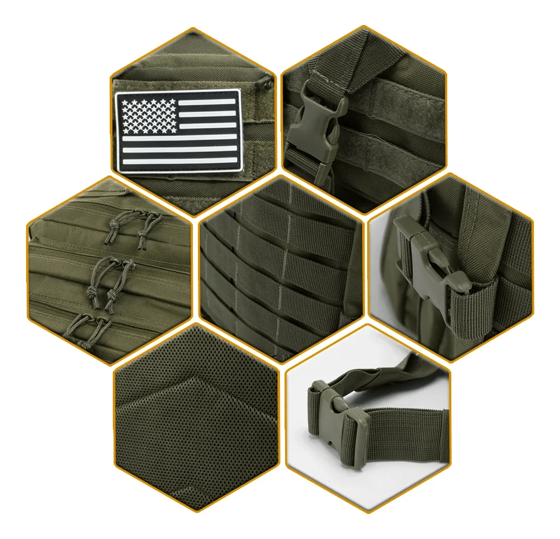 Mochila Tática Outdoor 50 Litros  - Verde Oliva